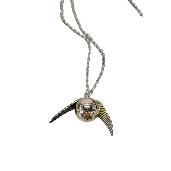 Golden Snitch on a silver 20" chain - Picture 2 of 4